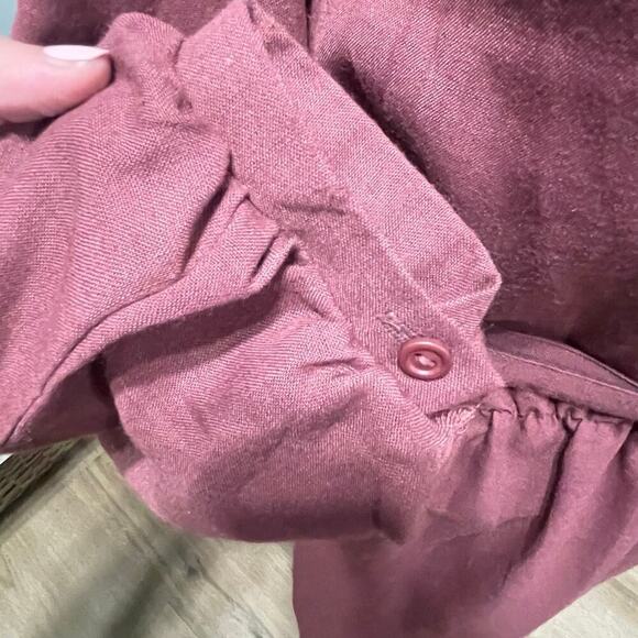 VTG Kay Windsor Belted Midi Dress Size 12 Union Made Collared Vintage - Picture 5 of 7